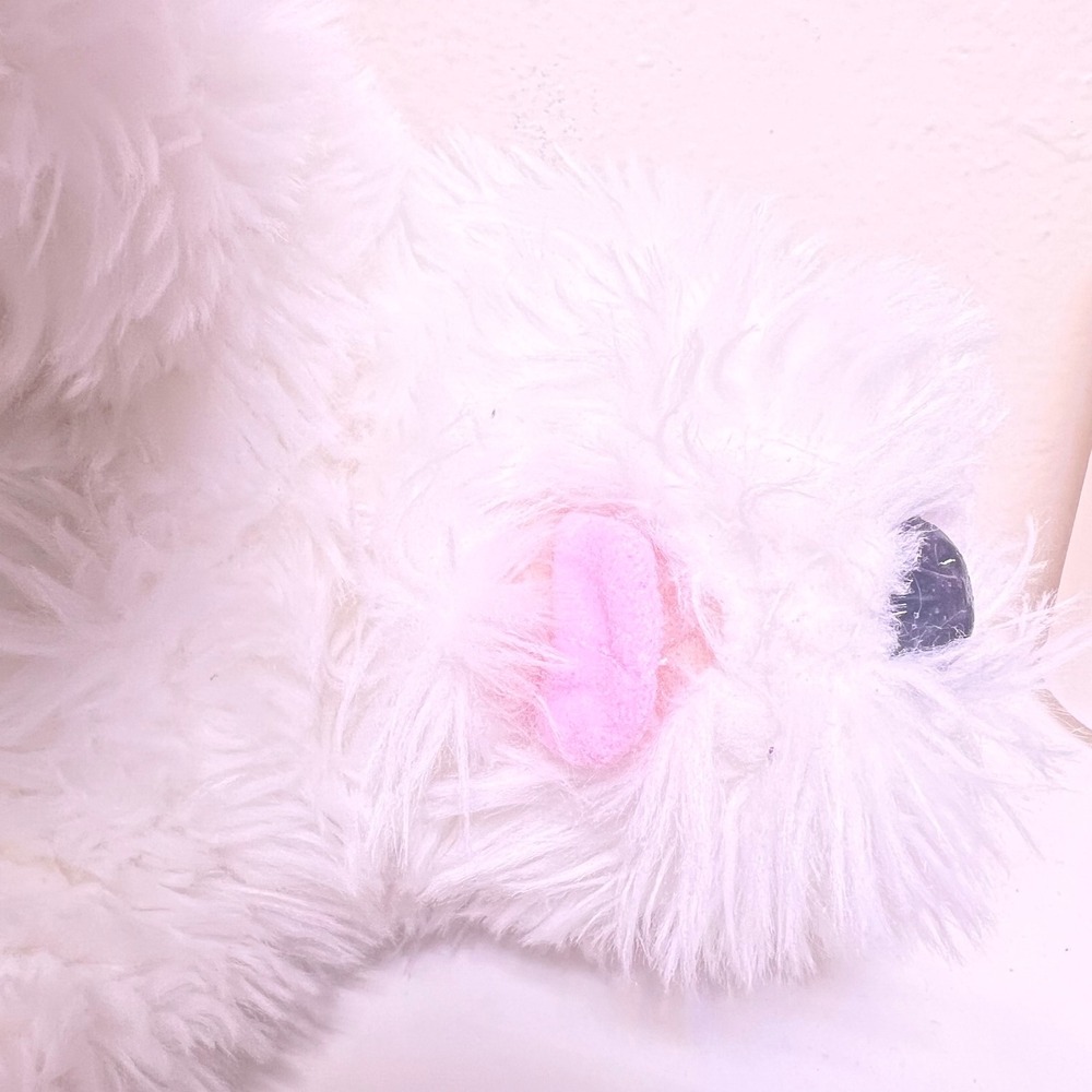 BAB Medium Westie Plush White Shaggy Highland Terrier Dog Stuffed Animal - Picture 9 of 13